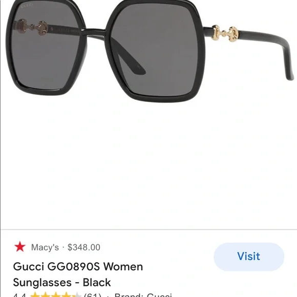 Authentic Gucci Sunglass with tag How Can You Tell If Gucci Sunglasses Are Fake | Carfia Optical main image 2